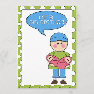 Ich bin ein großer Bruder (Zwillingsschwestern) Ankündigung