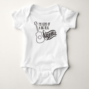 Ich bin ein großer Deal in Nashville Clothing Baby Strampler