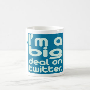 Ich bin ein großes Abkommen auf Twitter Tasse