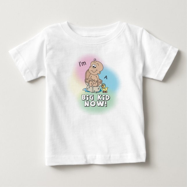 Ich bin ein großes Kind jetzt Baby T-shirt (Vorderseite)