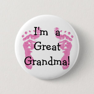 Ich bin ein großes Oma! Button