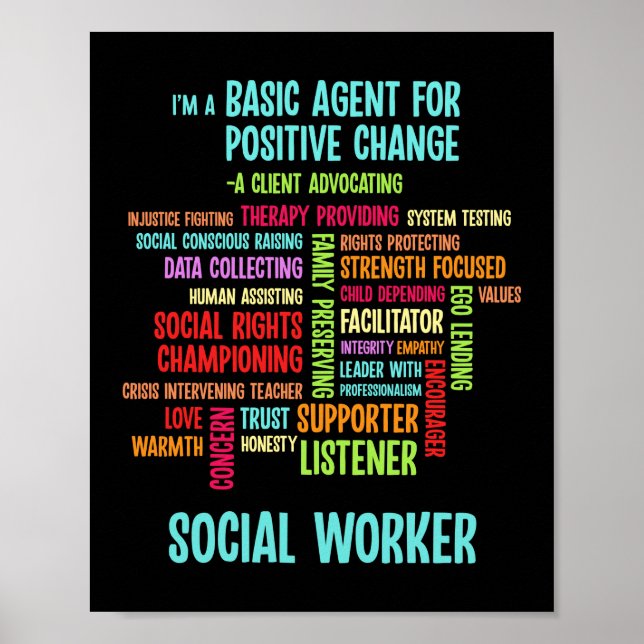 Ich bin ein grundlegender Agent für Geschenke von  Poster (Vorne)