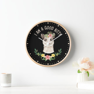 Ich bin ein guter Kitesfreund Niedliches Possum-Lo Uhr