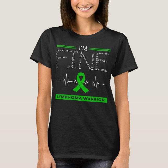 Ich bin ein guter Lymphomkrieger T-Shirt (Vorderseite)