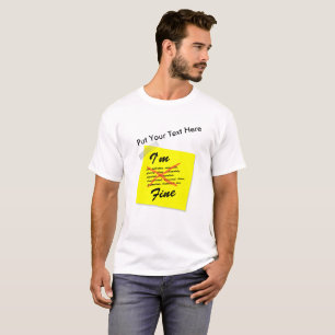 Ich bin ein guter Post-it-Hinweis T-Shirt