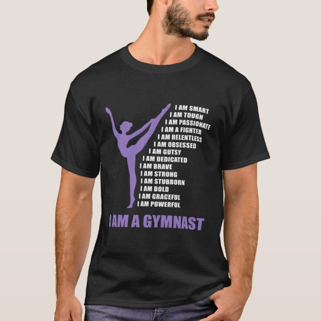 Ich bin ein Gymnastikgeschenk für Girls Gymnastik T-Shirt (Vorderseite)