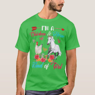 Ich bin ein Hähnchen- und Pferdchen-Bauer, der wie T-Shirt