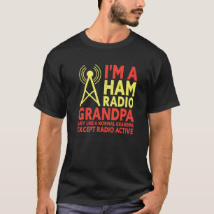 Ich bin ein Ham Radio Opa Amateur Radio Operator T-Shirt