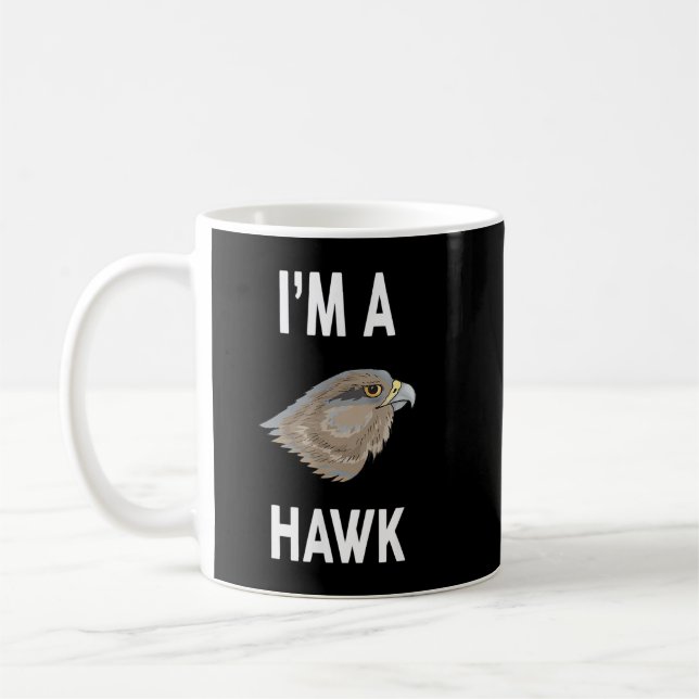 Ich bin ein HAWK Funny HAWK Kaffeetasse (Links)