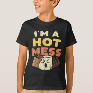 Ich bin ein heißes Durcheinander Marshmallow Smore T-Shirt