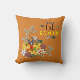 Ich bin ein Herbst Mädchen Kissen