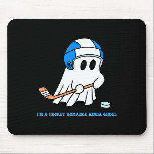 Ich bin ein Hockey-Romantik-Ghoul-Halloween-Liebha Mousepad