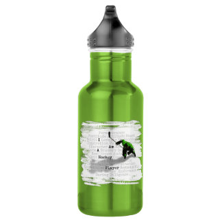 Ich bin ein Hockey-Spieler Trinkflasche