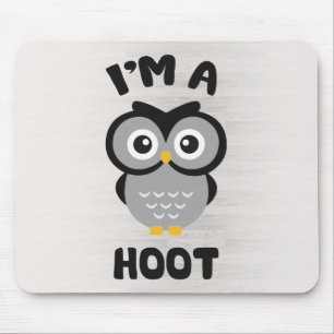 Ich bin ein Hoot (Niedlicher Pub) Mousepad