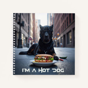 ICH BIN EIN HOT DOG - CHILI DOG - NOTIZBUCH