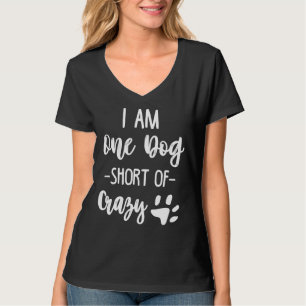 Ich bin ein Hund Kurz von verrücktem Puppy-Hund gl T-Shirt
