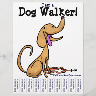 Ich bin ein Hundeschwalker! Flyer