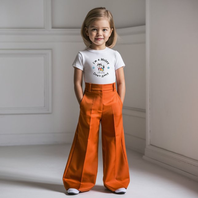 Ich bin ein Husky, Ihre Regeln gelten nicht Kleinkind T-shirt (Von Creator hochgeladen)