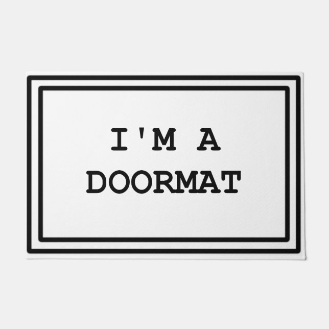 ICH BIN EIN HÜTTENGEFÜHL FUßMATTE (Vorderseite)