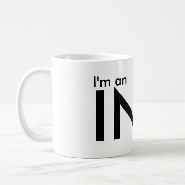 Ich bin ein INFJ - Persönlichkeitstyp Kaffeetasse (Links)