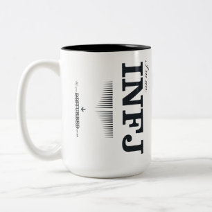 Ich bin ein INFJ Zweifarbige Tasse