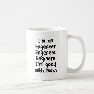 Ich bin ein Ingenieur, den ich an Mathe gut bin Kaffeetasse