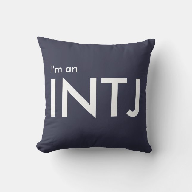 Ich bin ein INTJ - Persönlichkeitskissen Kissen (Vorderseite)
