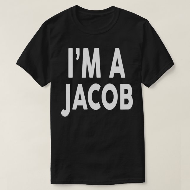 Ich bin ein JACOB-Name T-Shirt (Design vorne)