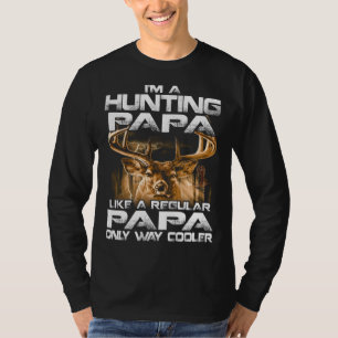 Ich bin ein Jagd-PAPA T-Shirt Vintage Hirsch Großv