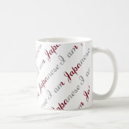 Ich bin ein japanisches Country Pride Typografy Pa Tasse