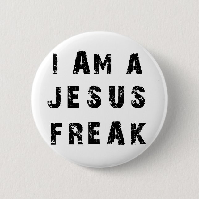 Ich bin ein Jesus-Freak Button (Vorderseite)