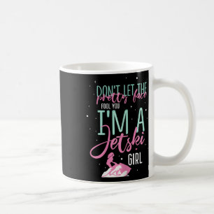 Ich bin ein Jet-Ski-Mädchen Lustiger Spruch Rennsp Kaffeetasse