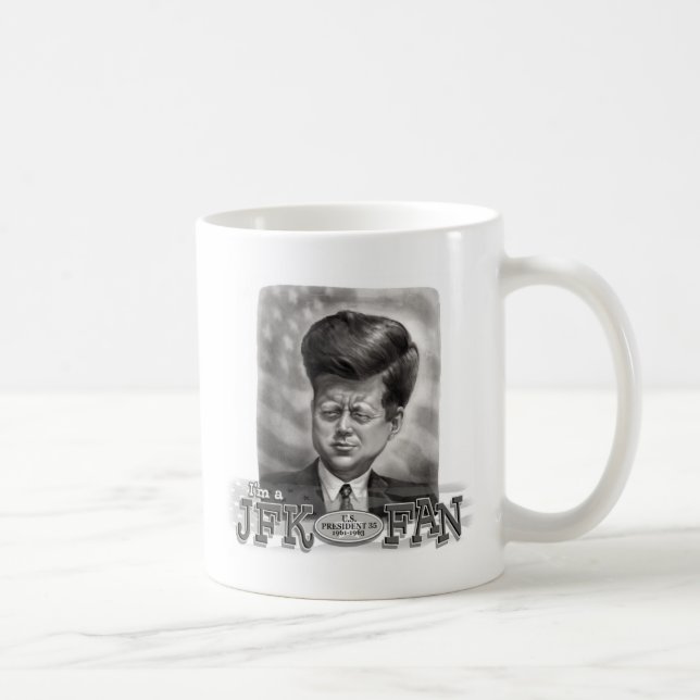 Ich bin ein JFK Fan Tasse (Rechts)