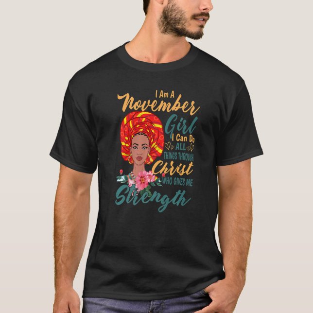 Ich bin ein Jungfrau Christi im November, der ich  T-Shirt (Vorderseite)
