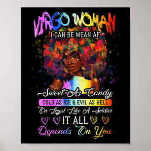 Ich bin ein Jungfrau süß, wie Bonbons es alles abh Poster