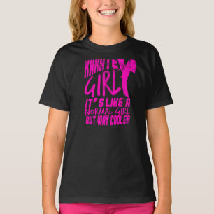 Ich bin ein Karatmädchen wie ein normales Mädche T-Shirt