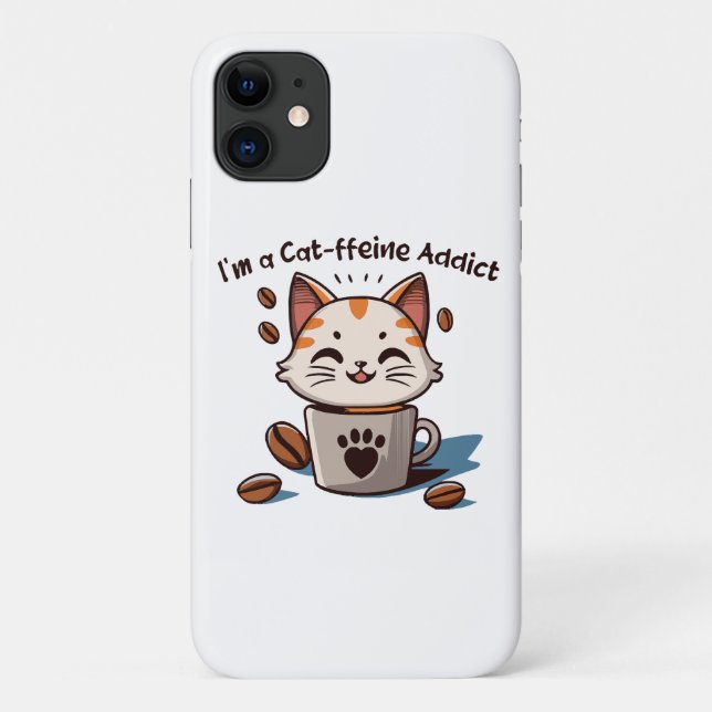 Ich bin ein Katzen-Liebling Case-Mate iPhone Hülle (Rückseite)