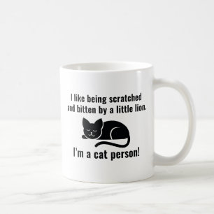 Ich bin ein Katzenmensch Kaffeetasse
