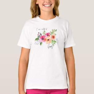 Ich bin ein Kind des Shirts der Mädchen Gottes