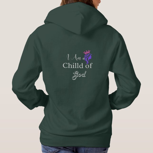 Ich bin ein Kind Gottes | Christlich Faith Hoodie (Rückseite)