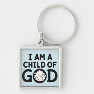 ICH BIN EIN KIND GOTTES Christliches Babyshower- Schlüsselanhänger