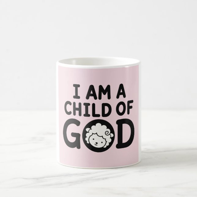 ICH BIN EIN KIND GOTTES | Christliches Geschenk zu Kaffeetasse (Mittel)