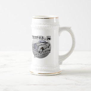 Ich bin ein klassische 70. Geburtstags-Geschenke Bierglas