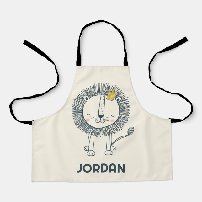 Ich bin ein kleiner König Schürze (Vorderseite)