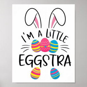 Ich bin ein kleiner Osterhase Niedliche Kinder Poster