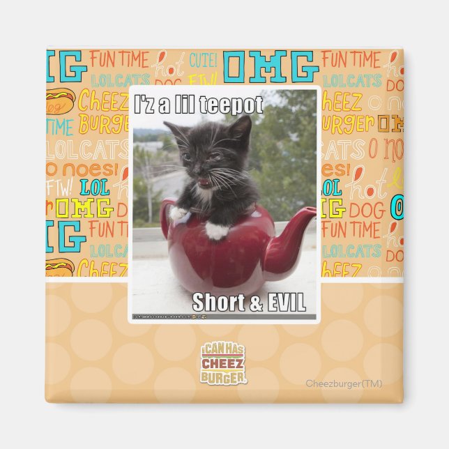 Ich bin ein kleiner Teepot Magnet (Vorne)