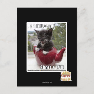 Ich bin ein kleiner Teepot Postkarte