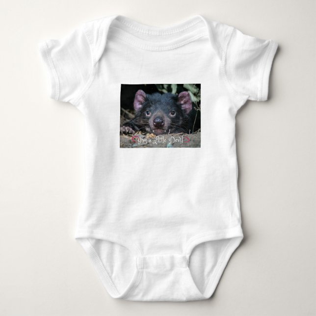 Ich bin ein kleiner Teufel Baby Strampler (Vorderseite)