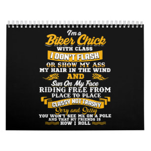 Ich bin ein kleines Geschenk für Motorradliebhabe Kalender