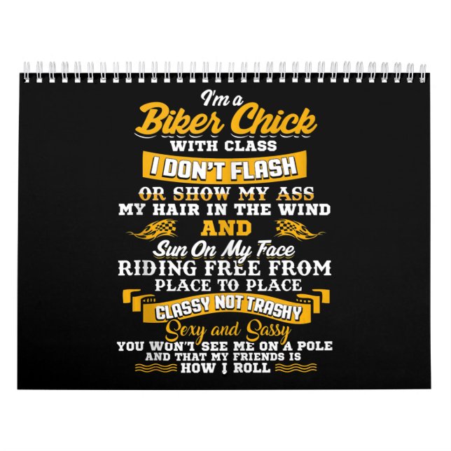 Ich bin ein kleines Geschenk für Motorradliebhaber Kalender (Titelbild)